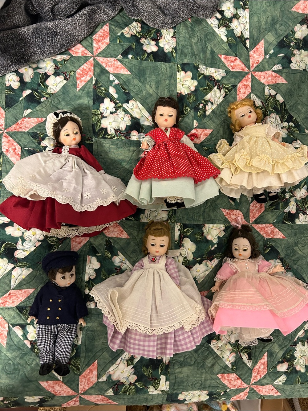 Vintage Madame Alexander Little Women Complete 6 Doll Set 411-416 Alexander-Kins
